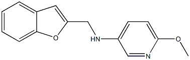 N-(1-benzofuran-2-ylmethyl)-6-methoxypyridin-3-amine 구조식 이미지