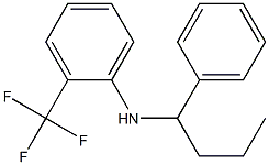 N-(1-phenylbutyl)-2-(trifluoromethyl)aniline 구조식 이미지