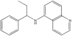 N-(1-phenylpropyl)quinolin-5-amine 구조식 이미지