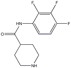 N-(2,3,4-trifluorophenyl)piperidine-4-carboxamide 구조식 이미지