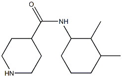 N-(2,3-dimethylcyclohexyl)piperidine-4-carboxamide 구조식 이미지