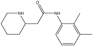 N-(2,3-dimethylphenyl)-2-(piperidin-2-yl)acetamide 구조식 이미지