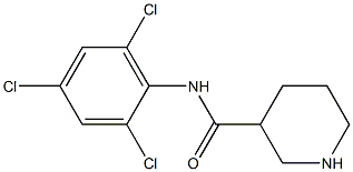 N-(2,4,6-trichlorophenyl)piperidine-3-carboxamide 구조식 이미지