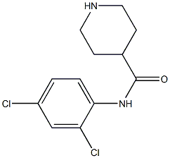 N-(2,4-dichlorophenyl)piperidine-4-carboxamide 구조식 이미지