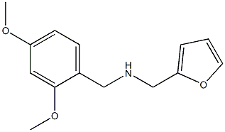 N-(2,4-dimethoxybenzyl)-N-(2-furylmethyl)amine 구조식 이미지