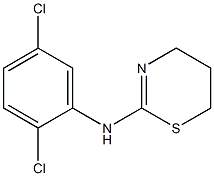 N-(2,5-dichlorophenyl)-5,6-dihydro-4H-1,3-thiazin-2-amine 구조식 이미지