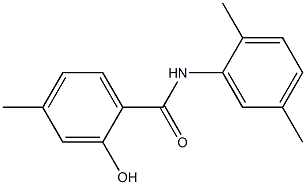 N-(2,5-dimethylphenyl)-2-hydroxy-4-methylbenzamide Structure