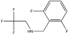 N-(2,6-difluorobenzyl)-N-(2,2,2-trifluoroethyl)amine Structure
