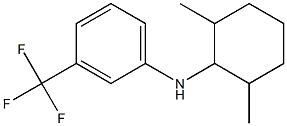 N-(2,6-dimethylcyclohexyl)-3-(trifluoromethyl)aniline 구조식 이미지