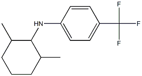 N-(2,6-dimethylcyclohexyl)-4-(trifluoromethyl)aniline 구조식 이미지