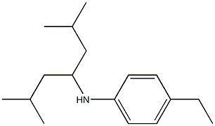 N-(2,6-dimethylheptan-4-yl)-4-ethylaniline Structure