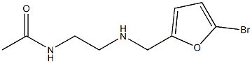 N-(2-{[(5-bromofuran-2-yl)methyl]amino}ethyl)acetamide 구조식 이미지