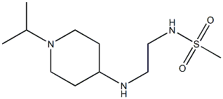 N-(2-{[1-(propan-2-yl)piperidin-4-yl]amino}ethyl)methanesulfonamide 구조식 이미지