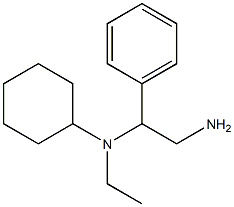 N-(2-amino-1-phenylethyl)-N-ethylcyclohexanamine 구조식 이미지