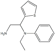 N-(2-amino-1-thien-2-ylethyl)-N-ethyl-N-phenylamine Structure