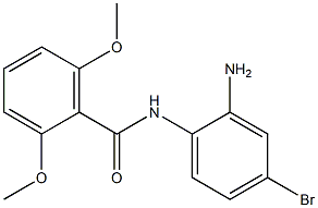 N-(2-amino-4-bromophenyl)-2,6-dimethoxybenzamide 구조식 이미지