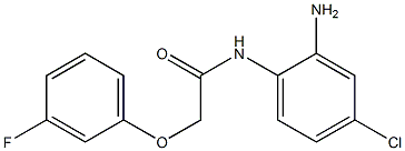 N-(2-amino-4-chlorophenyl)-2-(3-fluorophenoxy)acetamide 구조식 이미지