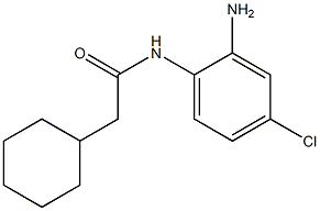 N-(2-amino-4-chlorophenyl)-2-cyclohexylacetamide 구조식 이미지