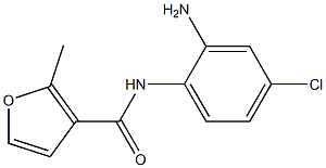 N-(2-amino-4-chlorophenyl)-2-methyl-3-furamide 구조식 이미지