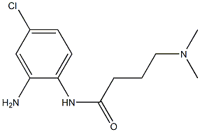 N-(2-amino-4-chlorophenyl)-4-(dimethylamino)butanamide 구조식 이미지