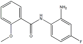 N-(2-amino-4-fluorophenyl)-2-methoxybenzamide 구조식 이미지