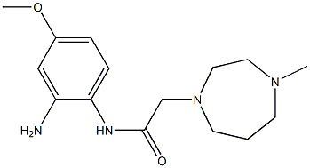 N-(2-amino-4-methoxyphenyl)-2-(4-methyl-1,4-diazepan-1-yl)acetamide Structure