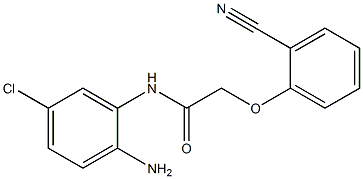 N-(2-amino-5-chlorophenyl)-2-(2-cyanophenoxy)acetamide 구조식 이미지