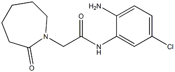 N-(2-amino-5-chlorophenyl)-2-(2-oxoazepan-1-yl)acetamide 구조식 이미지
