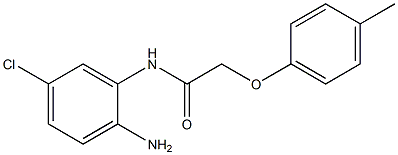 N-(2-amino-5-chlorophenyl)-2-(4-methylphenoxy)acetamide 구조식 이미지