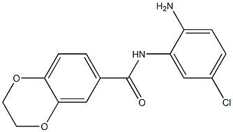 N-(2-amino-5-chlorophenyl)-2,3-dihydro-1,4-benzodioxine-6-carboxamide Structure