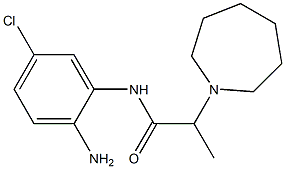 N-(2-amino-5-chlorophenyl)-2-azepan-1-ylpropanamide 구조식 이미지