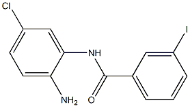 N-(2-amino-5-chlorophenyl)-3-iodobenzamide 구조식 이미지