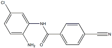 N-(2-amino-5-chlorophenyl)-4-cyanobenzamide 구조식 이미지