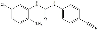 N-(2-amino-5-chlorophenyl)-N'-(4-cyanophenyl)urea 구조식 이미지