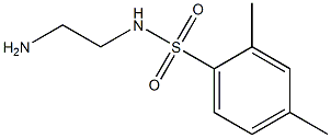 N-(2-aminoethyl)-2,4-dimethylbenzene-1-sulfonamide 구조식 이미지