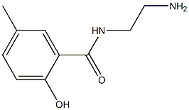 N-(2-aminoethyl)-2-hydroxy-5-methylbenzamide 구조식 이미지