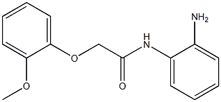 N-(2-aminophenyl)-2-(2-methoxyphenoxy)acetamide Structure