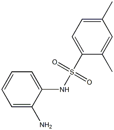 N-(2-aminophenyl)-2,4-dimethylbenzene-1-sulfonamide 구조식 이미지
