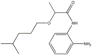 N-(2-aminophenyl)-2-[(4-methylpentyl)oxy]propanamide Structure