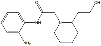 N-(2-aminophenyl)-2-[2-(2-hydroxyethyl)piperidin-1-yl]acetamide 구조식 이미지