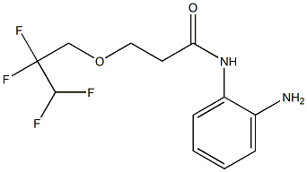 N-(2-aminophenyl)-3-(2,2,3,3-tetrafluoropropoxy)propanamide 구조식 이미지