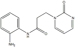 N-(2-aminophenyl)-3-(2-oxopyrimidin-1(2H)-yl)propanamide 구조식 이미지