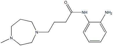 N-(2-aminophenyl)-4-(4-methyl-1,4-diazepan-1-yl)butanamide 구조식 이미지