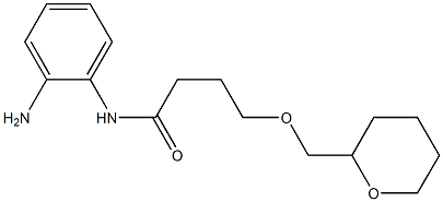 N-(2-aminophenyl)-4-(oxan-2-ylmethoxy)butanamide Structure