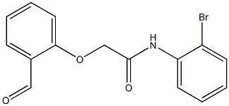 N-(2-bromophenyl)-2-(2-formylphenoxy)acetamide Structure