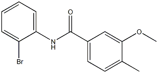 N-(2-bromophenyl)-3-methoxy-4-methylbenzamide Structure