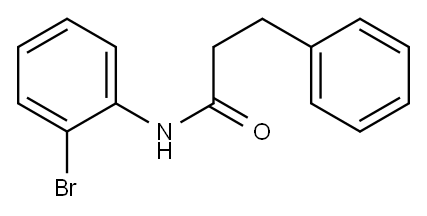 N-(2-bromophenyl)-3-phenylpropanamide 구조식 이미지