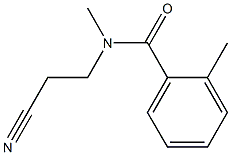 N-(2-cyanoethyl)-N,2-dimethylbenzamide Structure