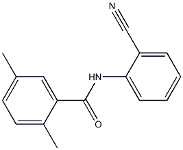 N-(2-cyanophenyl)-2,5-dimethylbenzamide 구조식 이미지