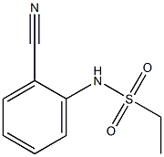 N-(2-cyanophenyl)ethanesulfonamide Structure